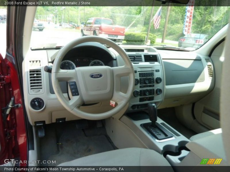 Redfire Metallic / Stone 2008 Ford Escape XLT V6