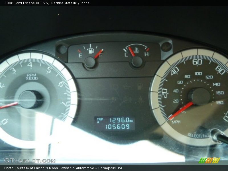 Redfire Metallic / Stone 2008 Ford Escape XLT V6