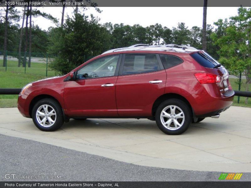 Venom Red / Black 2010 Nissan Rogue SL