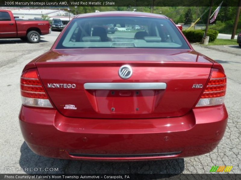 Vivid Red Metallic / Shale 2006 Mercury Montego Luxury AWD