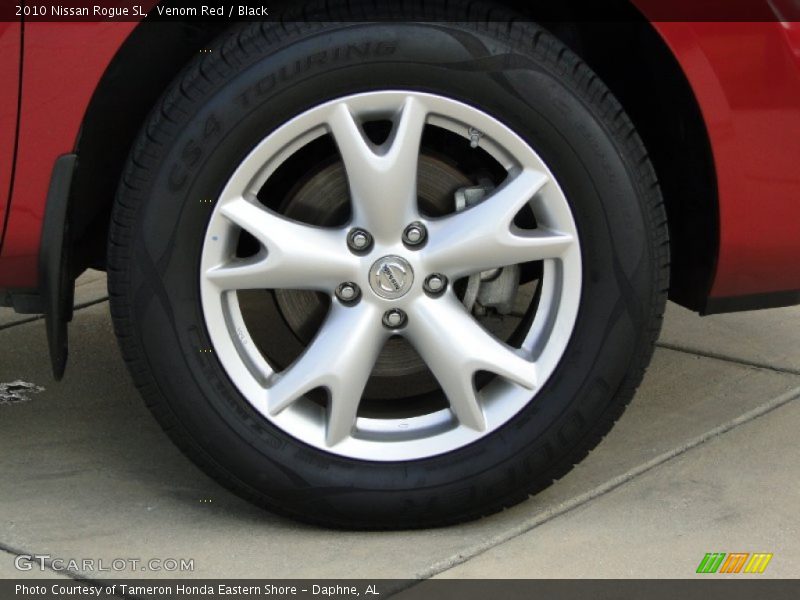 Venom Red / Black 2010 Nissan Rogue SL