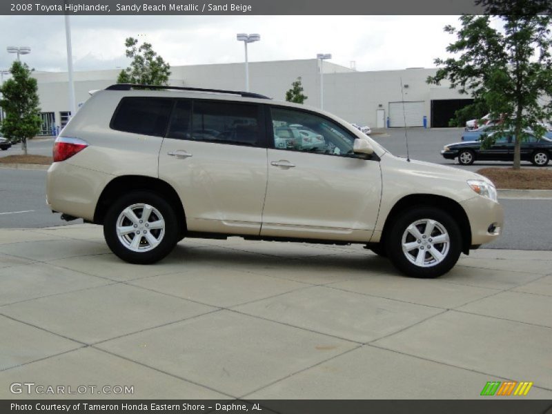 Sandy Beach Metallic / Sand Beige 2008 Toyota Highlander