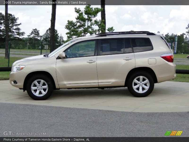 Sandy Beach Metallic / Sand Beige 2008 Toyota Highlander