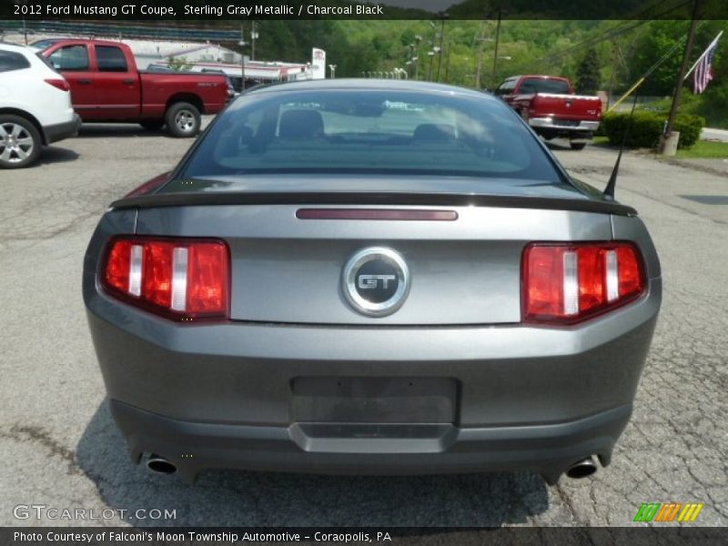 Sterling Gray Metallic / Charcoal Black 2012 Ford Mustang GT Coupe