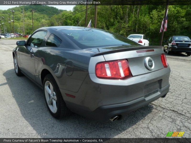 Sterling Gray Metallic / Charcoal Black 2012 Ford Mustang GT Coupe