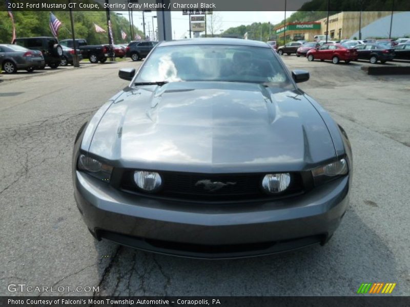 Sterling Gray Metallic / Charcoal Black 2012 Ford Mustang GT Coupe