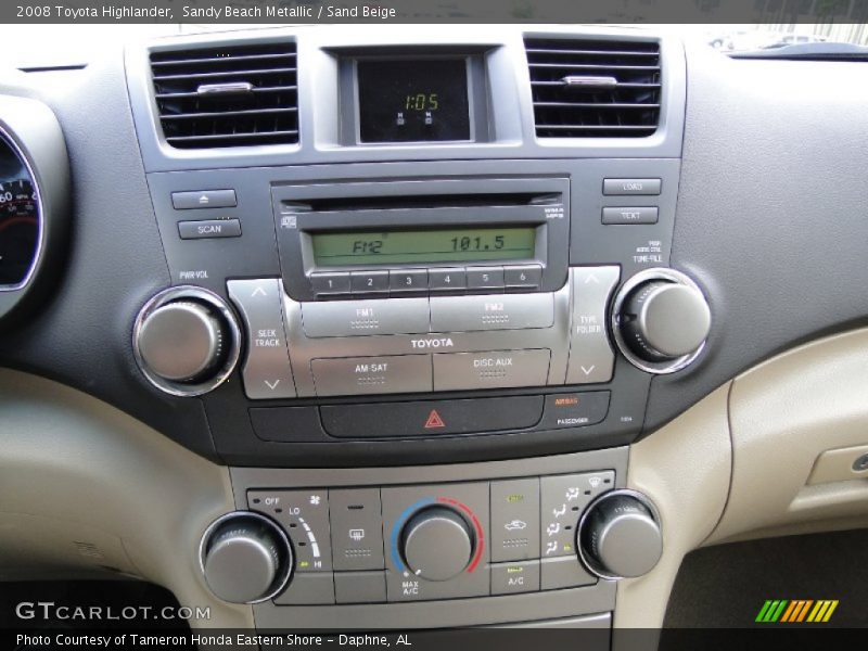 Sandy Beach Metallic / Sand Beige 2008 Toyota Highlander