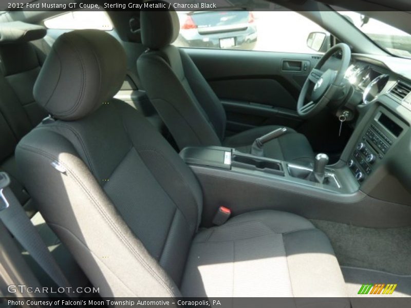 Sterling Gray Metallic / Charcoal Black 2012 Ford Mustang GT Coupe