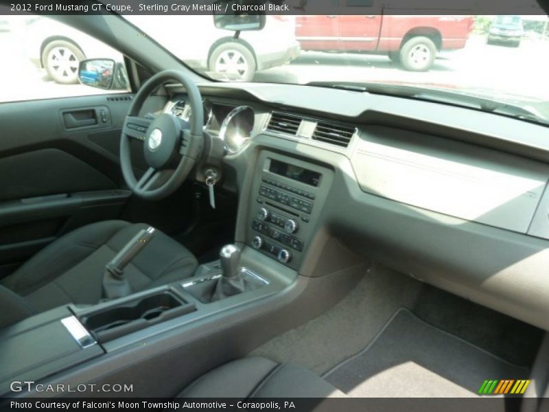 Sterling Gray Metallic / Charcoal Black 2012 Ford Mustang GT Coupe