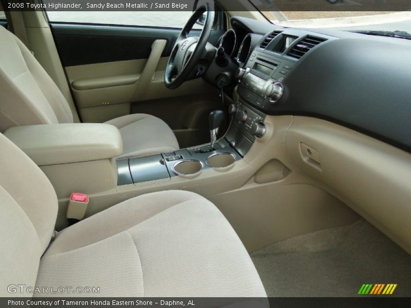 Sandy Beach Metallic / Sand Beige 2008 Toyota Highlander