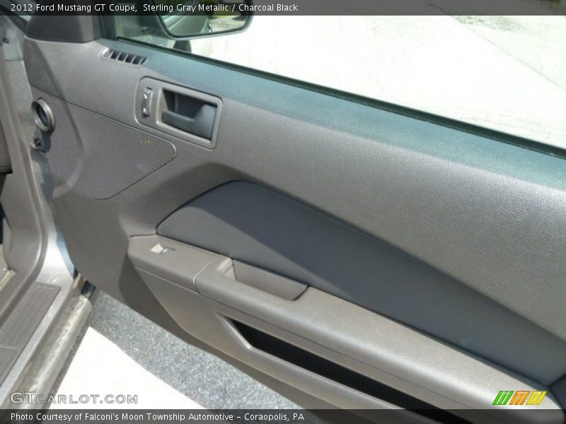 Sterling Gray Metallic / Charcoal Black 2012 Ford Mustang GT Coupe