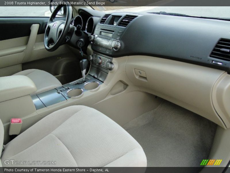 Sandy Beach Metallic / Sand Beige 2008 Toyota Highlander