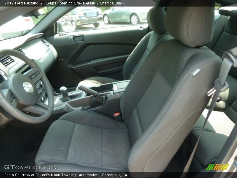 Sterling Gray Metallic / Charcoal Black 2012 Ford Mustang GT Coupe