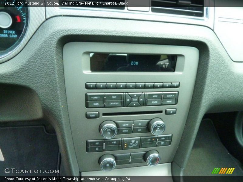 Sterling Gray Metallic / Charcoal Black 2012 Ford Mustang GT Coupe