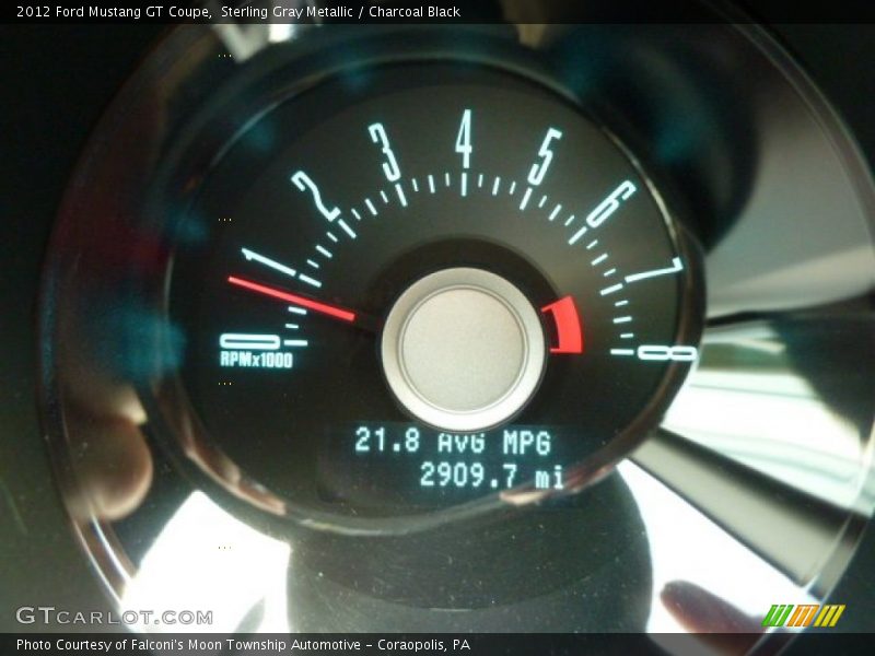 Sterling Gray Metallic / Charcoal Black 2012 Ford Mustang GT Coupe