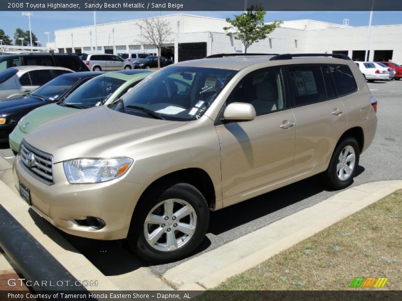 Sandy Beach Metallic / Sand Beige 2008 Toyota Highlander