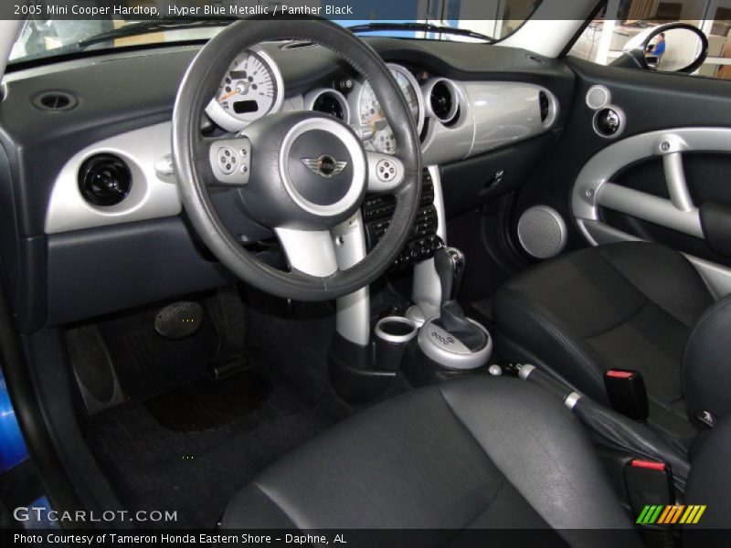 Hyper Blue Metallic / Panther Black 2005 Mini Cooper Hardtop