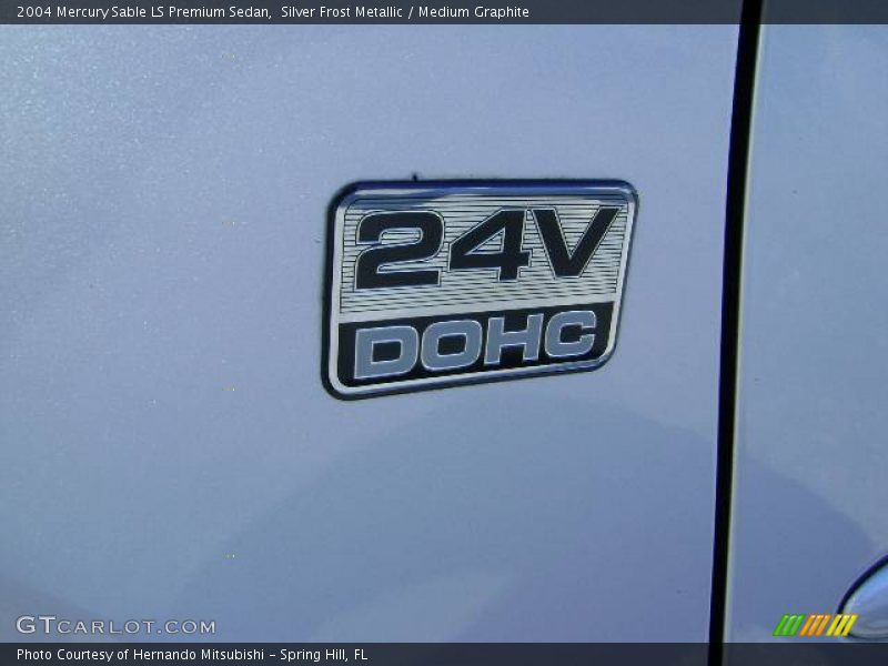 Silver Frost Metallic / Medium Graphite 2004 Mercury Sable LS Premium Sedan
