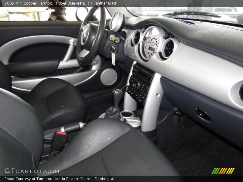 Hyper Blue Metallic / Panther Black 2005 Mini Cooper Hardtop