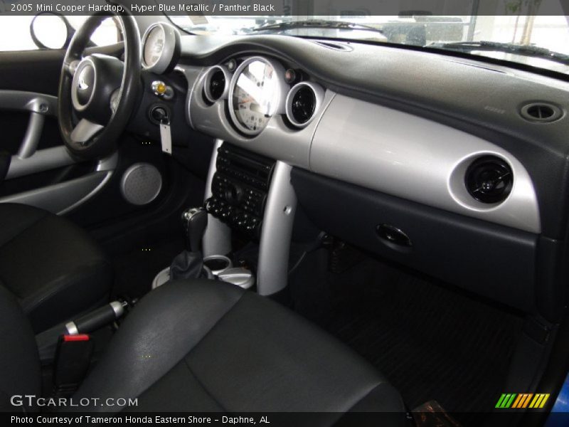 Hyper Blue Metallic / Panther Black 2005 Mini Cooper Hardtop