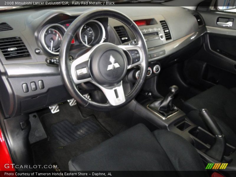 Rally Red Metallic / Black 2008 Mitsubishi Lancer Evolution GSR