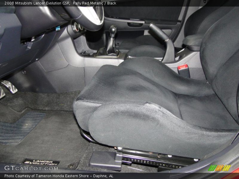 Rally Red Metallic / Black 2008 Mitsubishi Lancer Evolution GSR