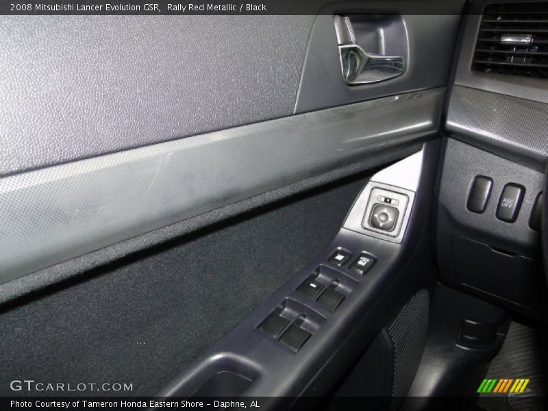 Rally Red Metallic / Black 2008 Mitsubishi Lancer Evolution GSR