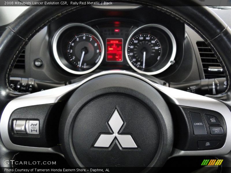 Rally Red Metallic / Black 2008 Mitsubishi Lancer Evolution GSR