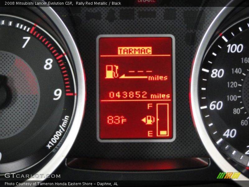 Rally Red Metallic / Black 2008 Mitsubishi Lancer Evolution GSR