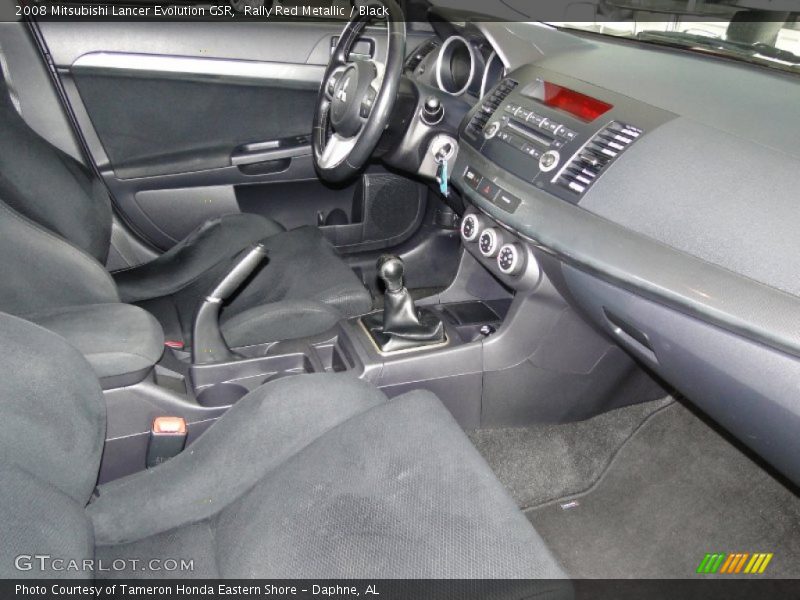 Rally Red Metallic / Black 2008 Mitsubishi Lancer Evolution GSR