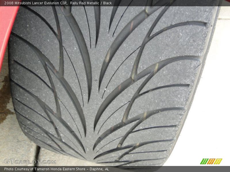 Rally Red Metallic / Black 2008 Mitsubishi Lancer Evolution GSR