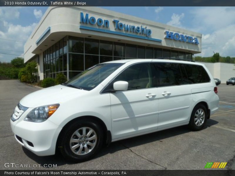 Taffeta White / Beige 2010 Honda Odyssey EX