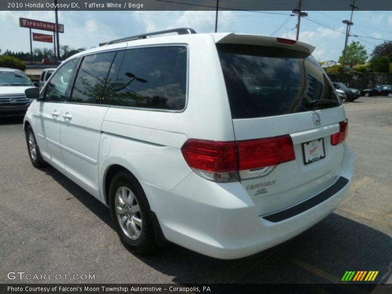 Taffeta White / Beige 2010 Honda Odyssey EX