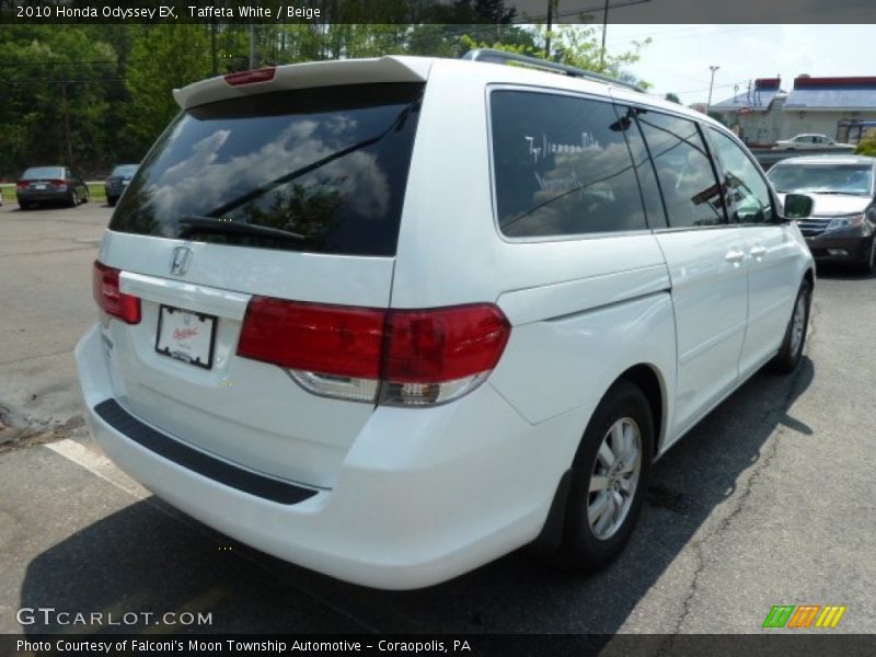 Taffeta White / Beige 2010 Honda Odyssey EX
