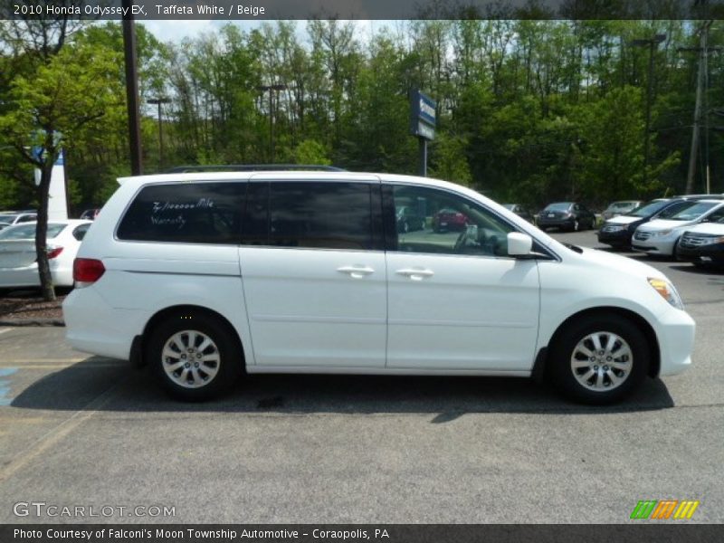 Taffeta White / Beige 2010 Honda Odyssey EX
