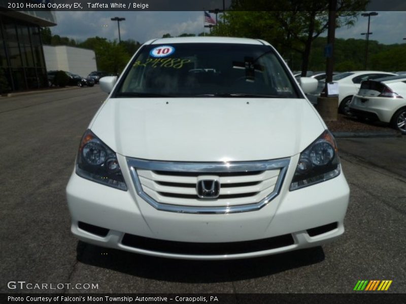 Taffeta White / Beige 2010 Honda Odyssey EX
