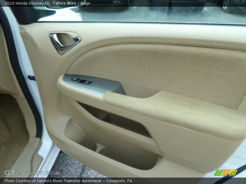 Taffeta White / Beige 2010 Honda Odyssey EX