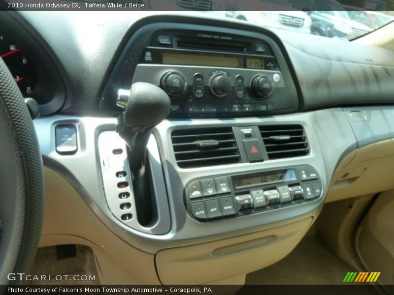 Taffeta White / Beige 2010 Honda Odyssey EX