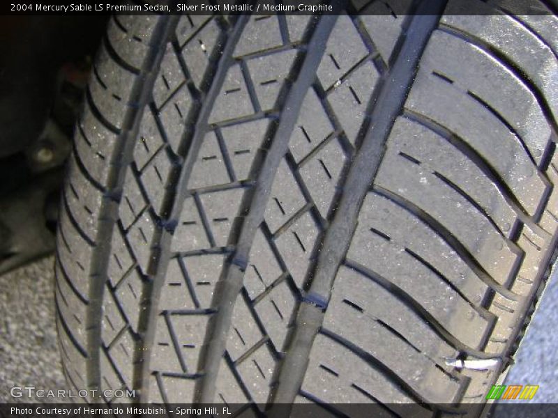 Silver Frost Metallic / Medium Graphite 2004 Mercury Sable LS Premium Sedan