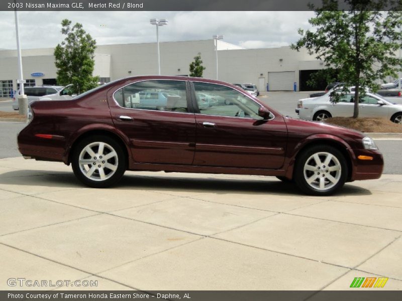 Merlot Red / Blond 2003 Nissan Maxima GLE