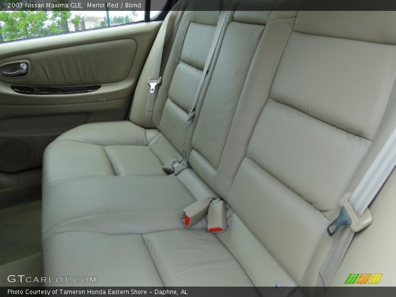 Merlot Red / Blond 2003 Nissan Maxima GLE