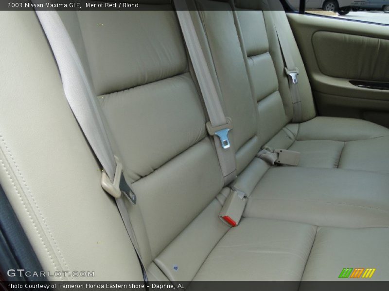 Merlot Red / Blond 2003 Nissan Maxima GLE