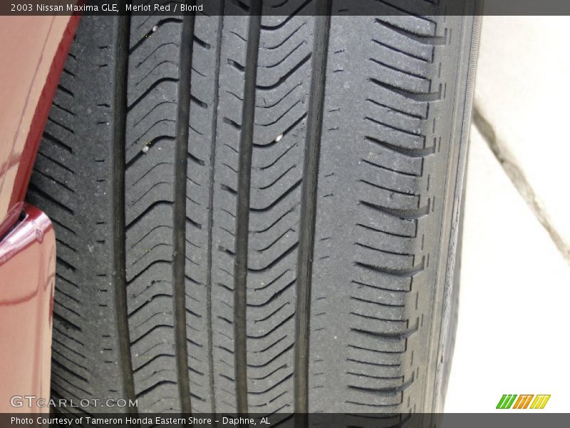 Merlot Red / Blond 2003 Nissan Maxima GLE