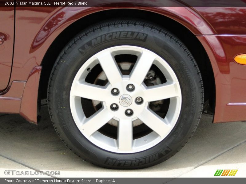 Merlot Red / Blond 2003 Nissan Maxima GLE