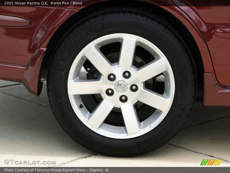 Merlot Red / Blond 2003 Nissan Maxima GLE