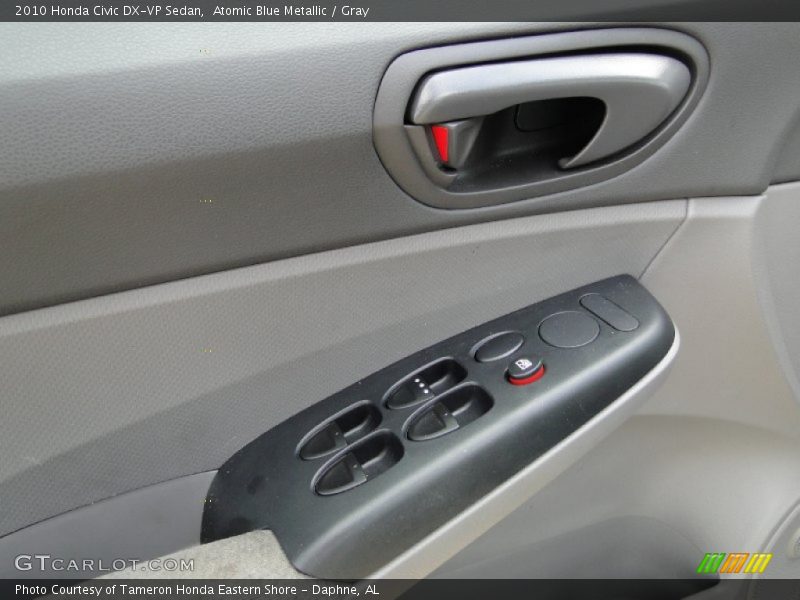 Atomic Blue Metallic / Gray 2010 Honda Civic DX-VP Sedan