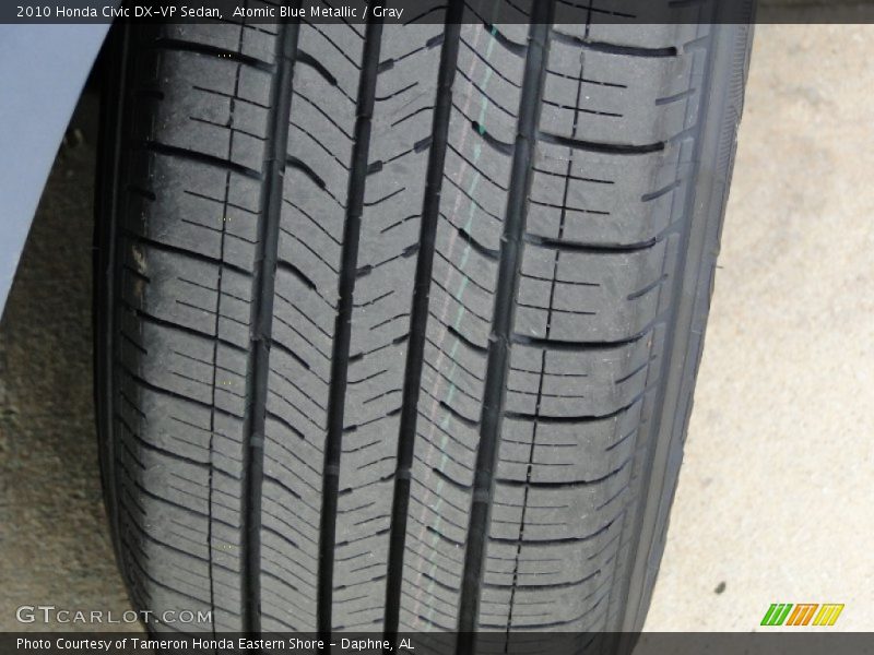 Atomic Blue Metallic / Gray 2010 Honda Civic DX-VP Sedan