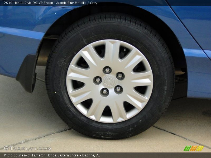 Atomic Blue Metallic / Gray 2010 Honda Civic DX-VP Sedan