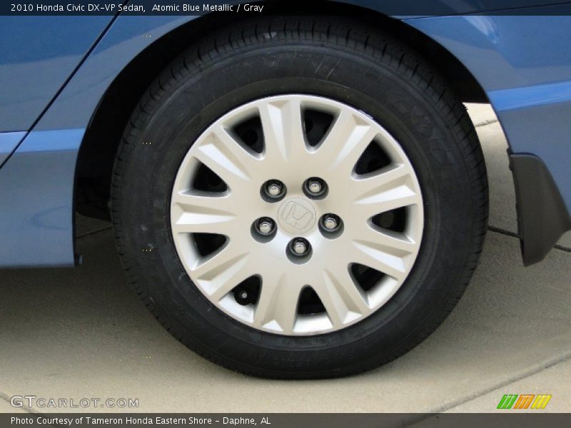 Atomic Blue Metallic / Gray 2010 Honda Civic DX-VP Sedan