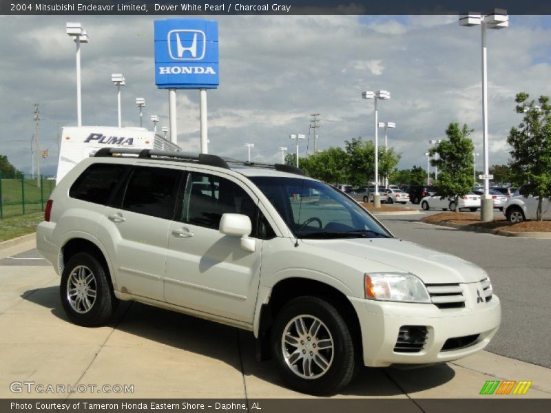 Dover White Pearl / Charcoal Gray 2004 Mitsubishi Endeavor Limited